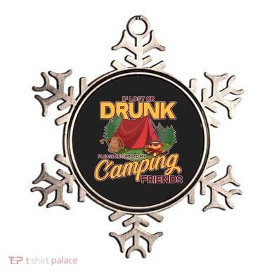 If Lost Or Drunk Return To My Camping Friends Ornament