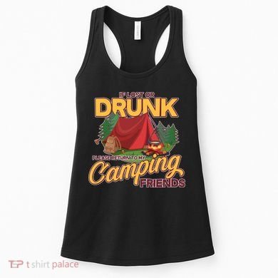 If Lost Or Drunk Return To My Camping Friends Women's Tank Top