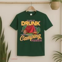 If Lost Or Drunk Return To My Camping Friends T-Shirt thumb 2