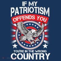 If My Patriotism Offends You You're In The Wrong Country Apron thumb 3