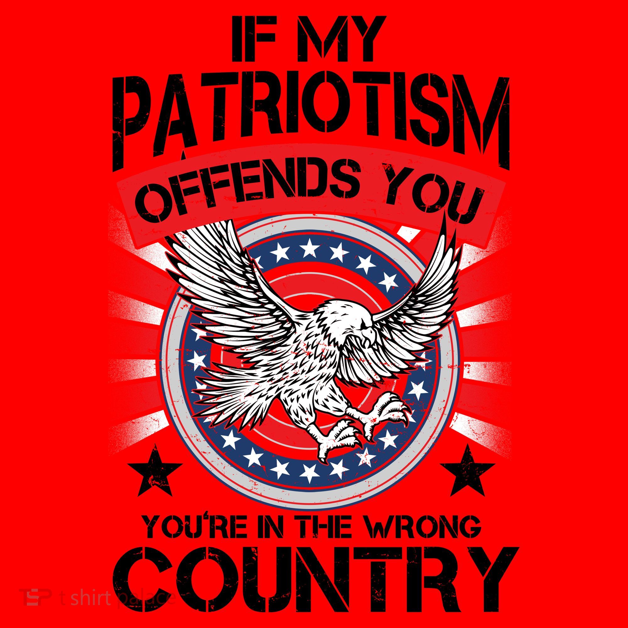 If My Patriotism Offends You You're In The Wrong Country Santa Hat