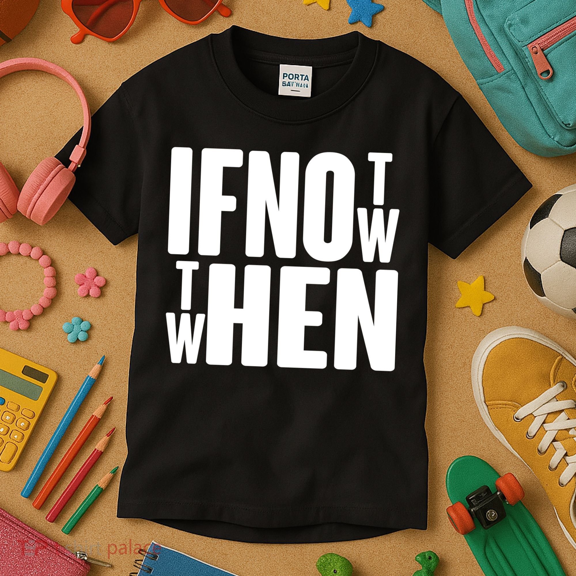 If Not Now Then When Kids T-Shirt