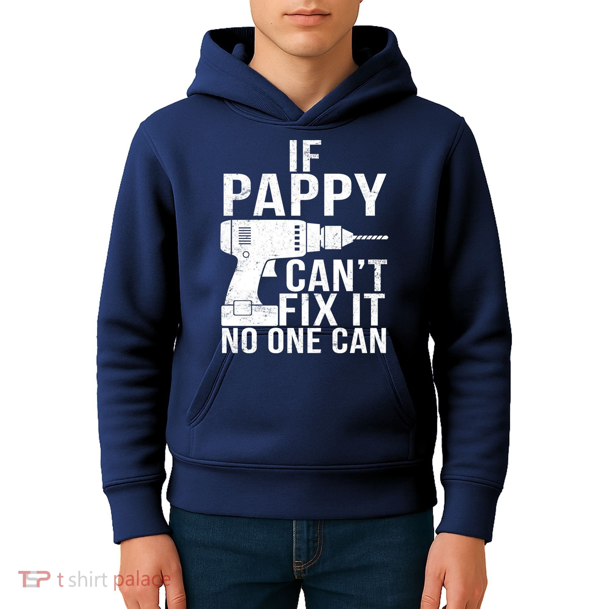 If Pappy Can't Fix It No One Can Kids Hoodie