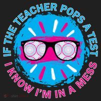 If The Teacher Pops A Test I Know I'm In A Mess Golf Towel thumb 3
