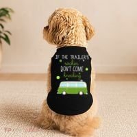If The Trailers Rockin Don't Come Knockin Doggie Tank thumb 2