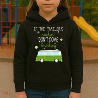 If The Trailers Rockin Don't Come Knockin Kids Hoodie thumb 3