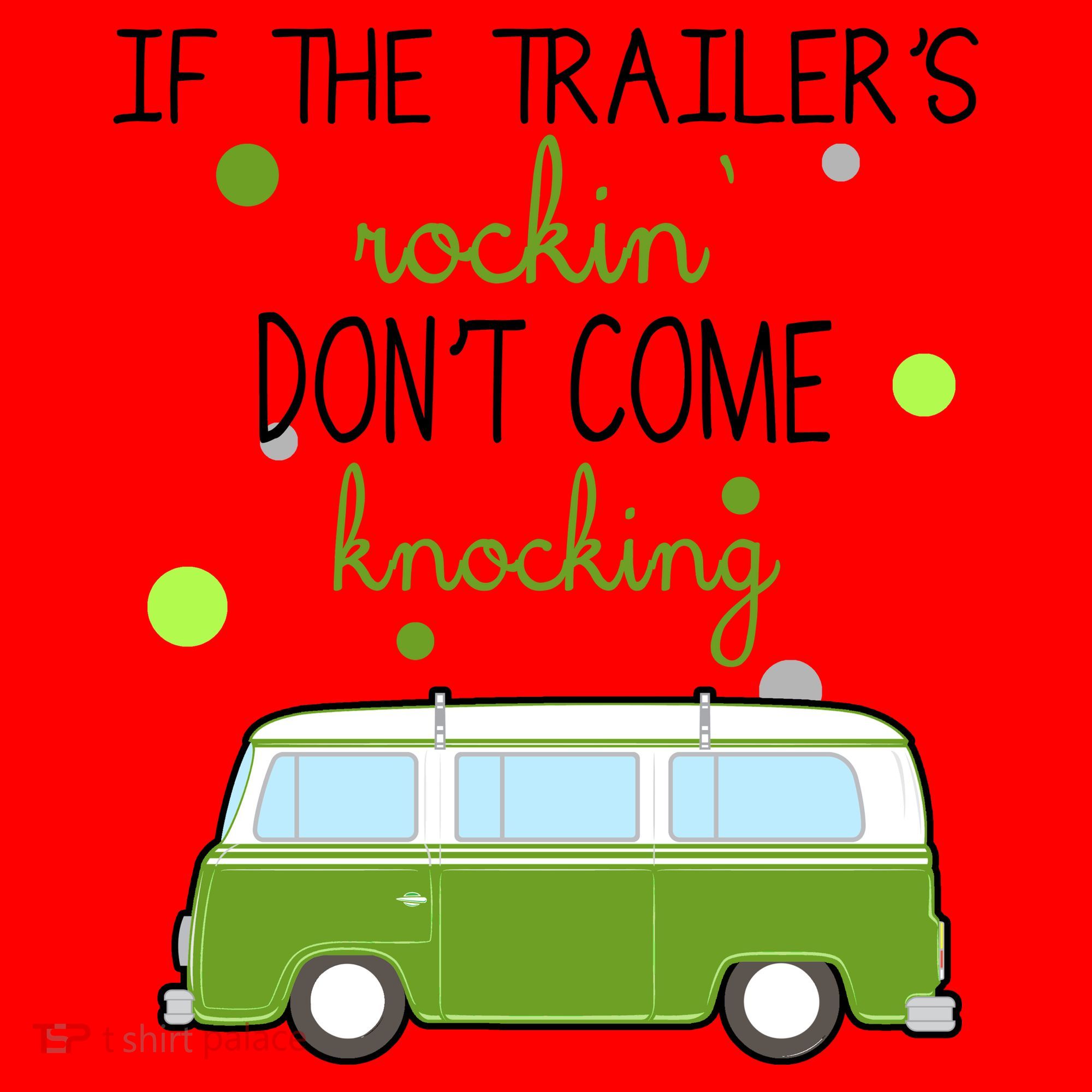 If The Trailers Rockin Don't Come Knockin Santa Hat