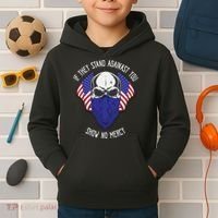 If They Stand Against Show No Mercy Kids Hoodie thumb 2