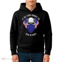 If They Stand Against Show No Mercy Kids Hoodie thumb 4