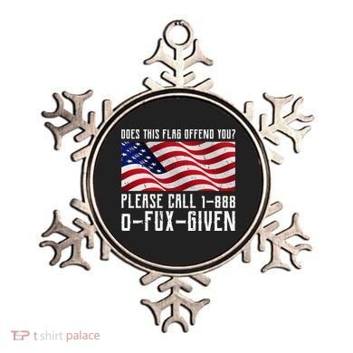 If This Flag Offend You Call 1 888-0-Fux-Given Ornament