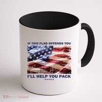 If This Flag Offends You I'll Help You Pack Coffee Mug thumb 1