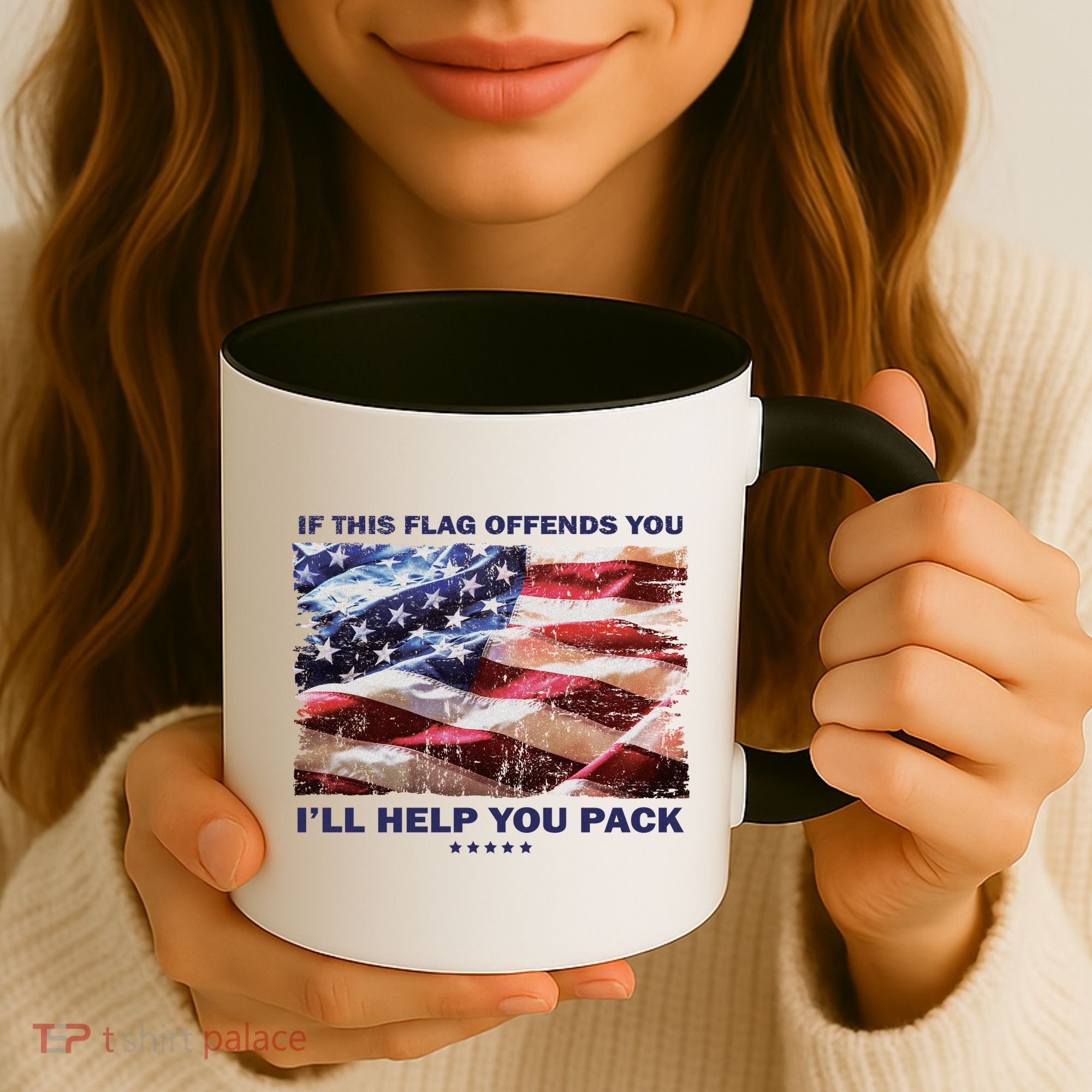 If This Flag Offends You I'll Help You Pack Coffee Mug