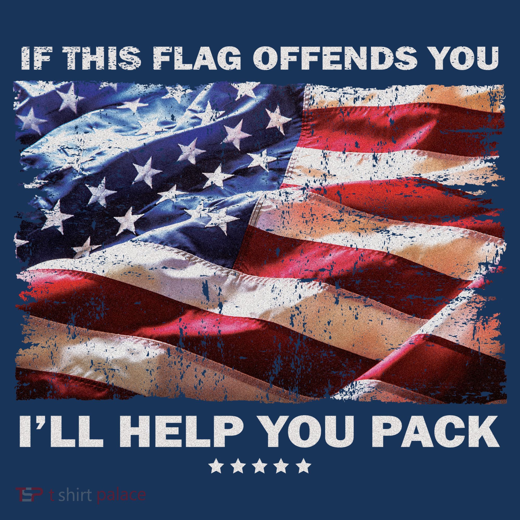 If This Flag Offends You I'll Help You Pack Hoodie