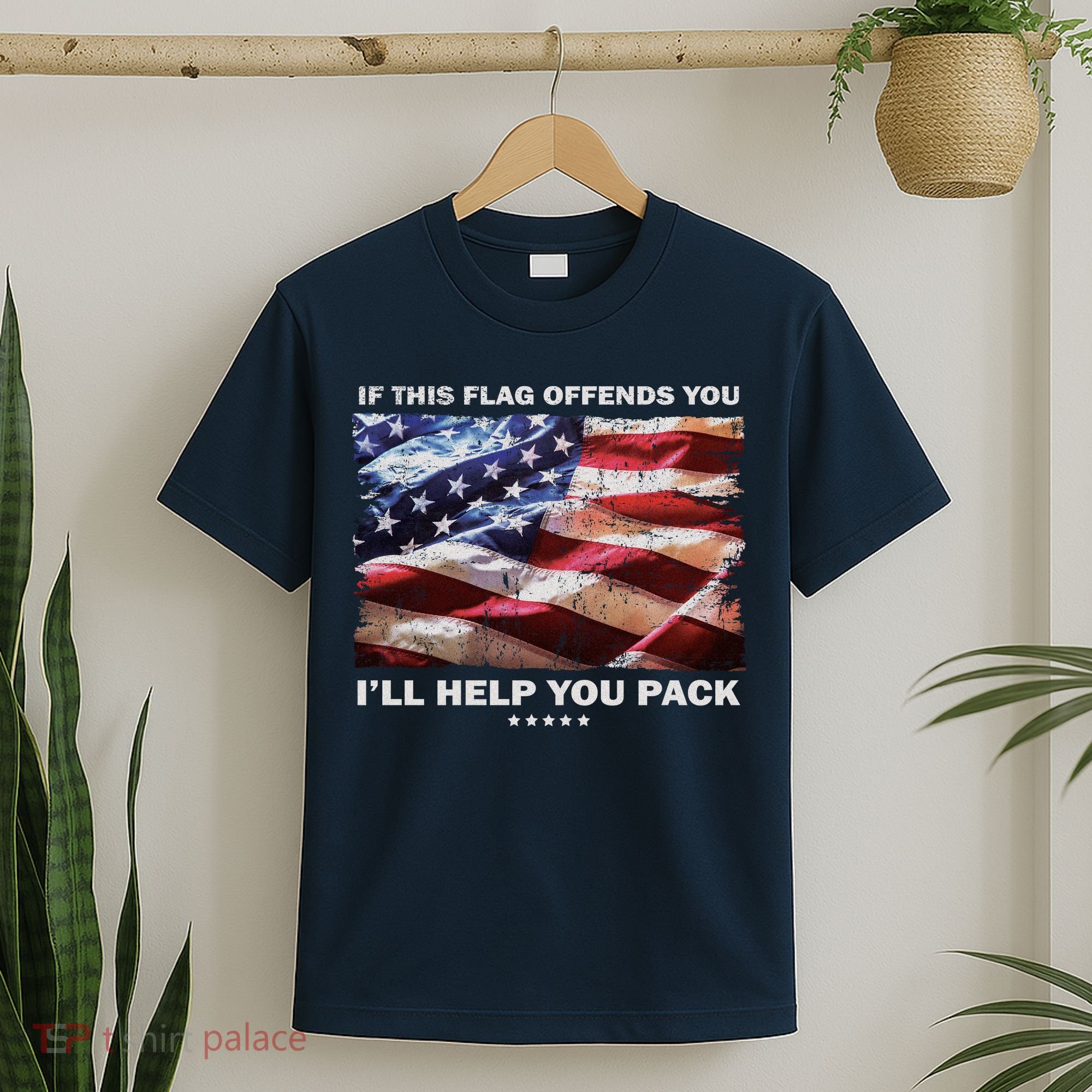 If This Flag Offends You I'll Help You Pack T-Shirt