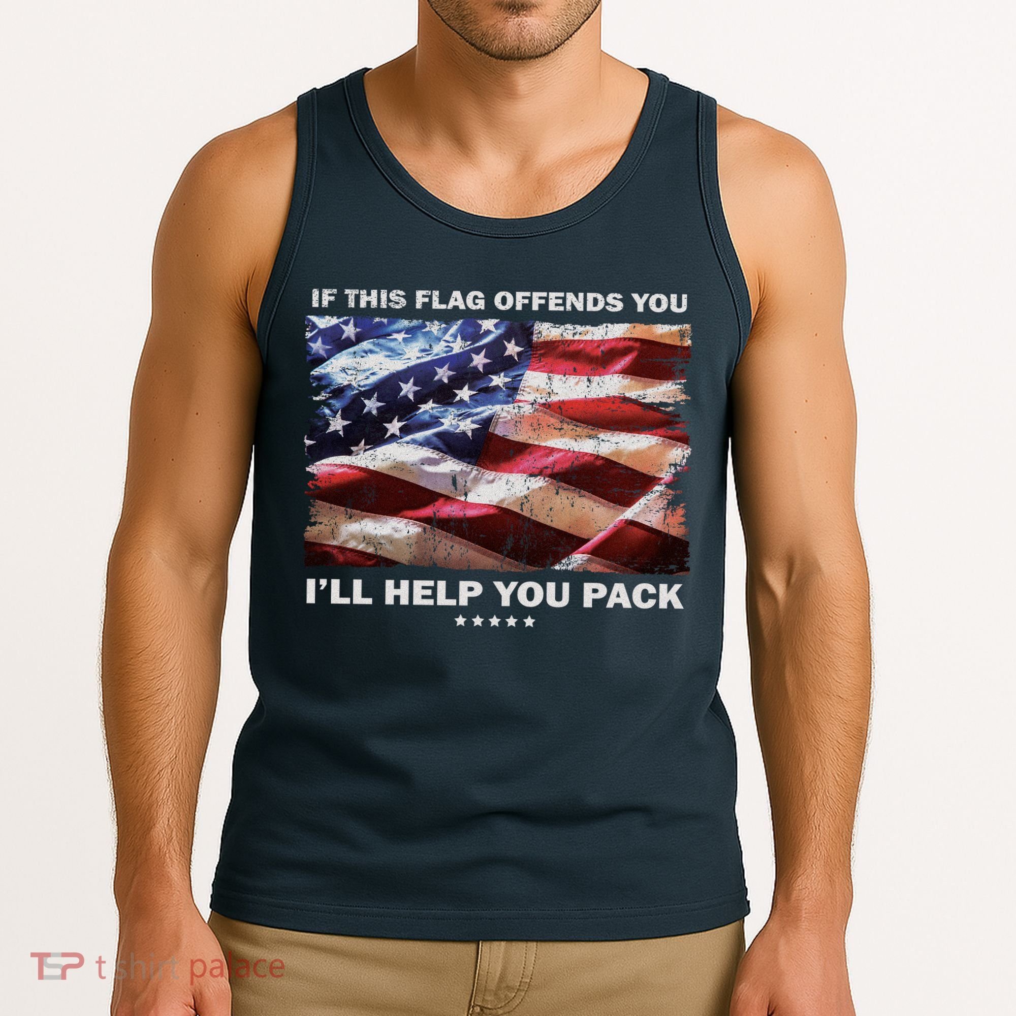 If This Flag Offends You I'll Help You Pack Tank Top