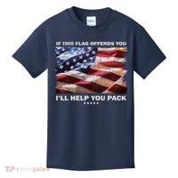 If This Flag Offends You I'll Help You Pack Kids T-Shirt thumb 0