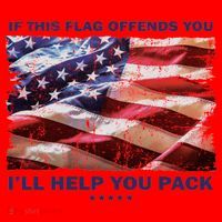 If This Flag Offends You I'll Help You Pack Santa Hat thumb 1