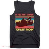 If You Ain't Crocin' You Ain't Rockin' Tank Top thumb 0