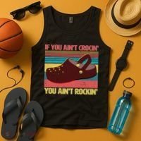 If You Ain't Crocin' You Ain't Rockin' Tank Top thumb 4