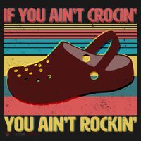 If You Ain't Crocin' You Ain't Rockin' Kids Hoodie thumb 5