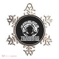 If You Believe In Telekinesis Raise My Hand Ornament thumb 0
