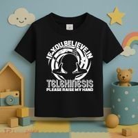 If You Believe In Telekinesis Raise My Hand Toddler T-Shirt thumb 3