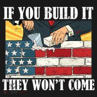 If You Build It They Won't Come Funny Trump Women's Hoodie thumb 2
