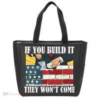 If You Build It They Won't Come Funny Trump Tote Bag thumb 0