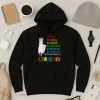 If You Can be Anything Be A Llamacorn Hoodie thumb 3