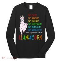 If You Can be Anything Be A Llamacorn Long Sleeve Shirt thumb 0