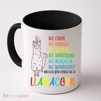 If You Can be Anything Be A Llamacorn Coffee Mug thumb 0