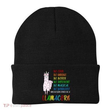 If You Can be Anything Be A Llamacorn Beanie