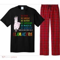 If You Can be Anything Be A Llamacorn Pajama Set thumb 0