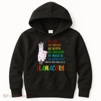 If You Can be Anything Be A Llamacorn Kids Hoodie thumb 0