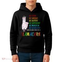 If You Can be Anything Be A Llamacorn Kids Hoodie thumb 4