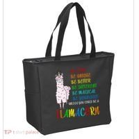 If You Can be Anything Be A Llamacorn Tote Bag thumb 2