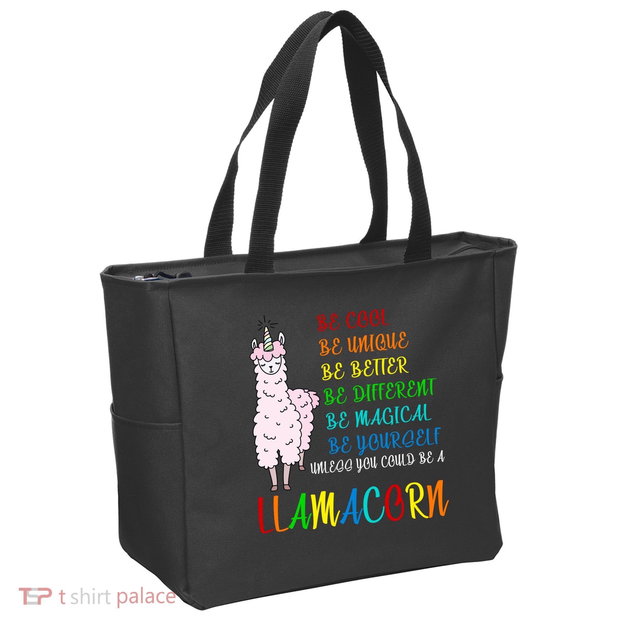 If You Can be Anything Be A Llamacorn Tote Bag