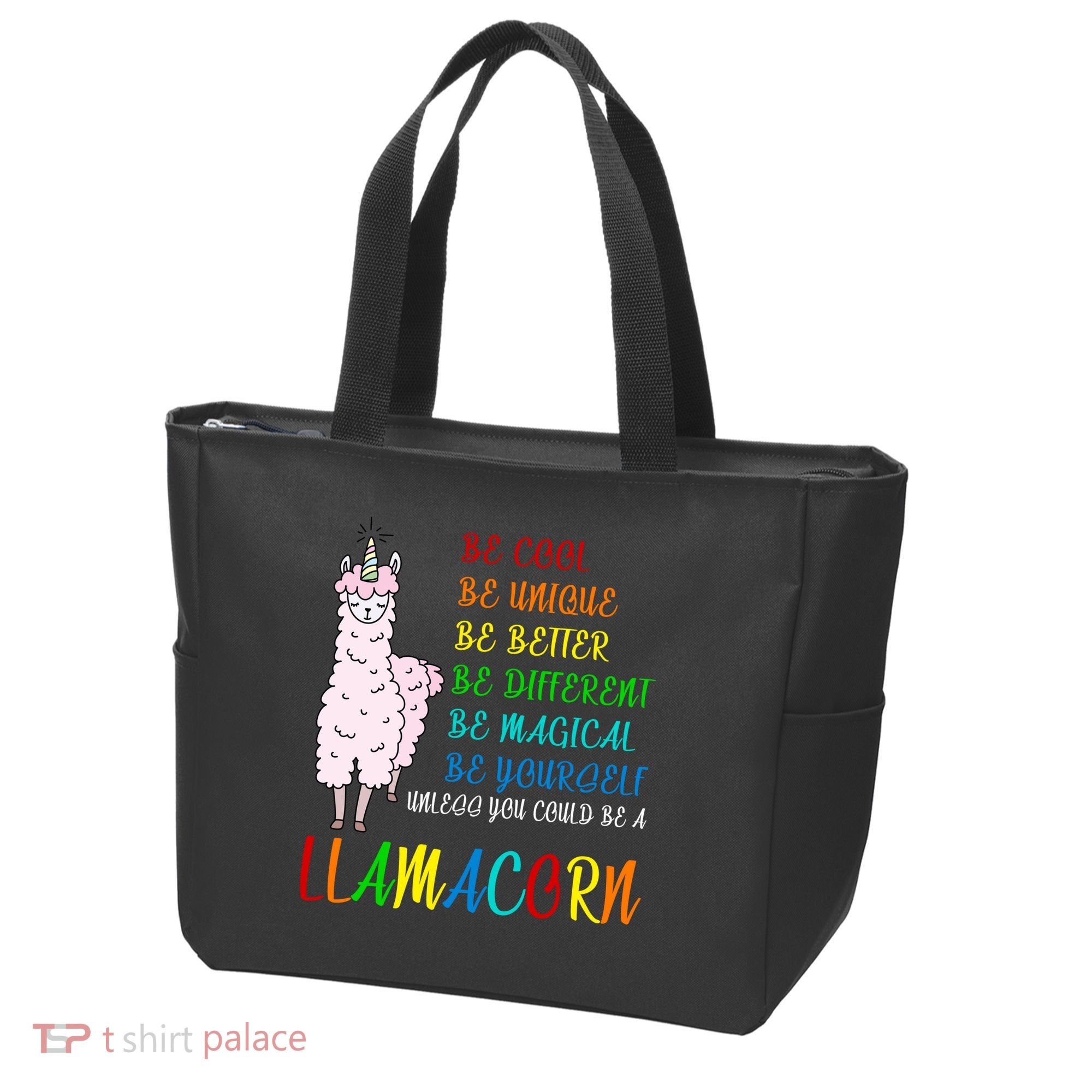 If You Can be Anything Be A Llamacorn Tote Bag