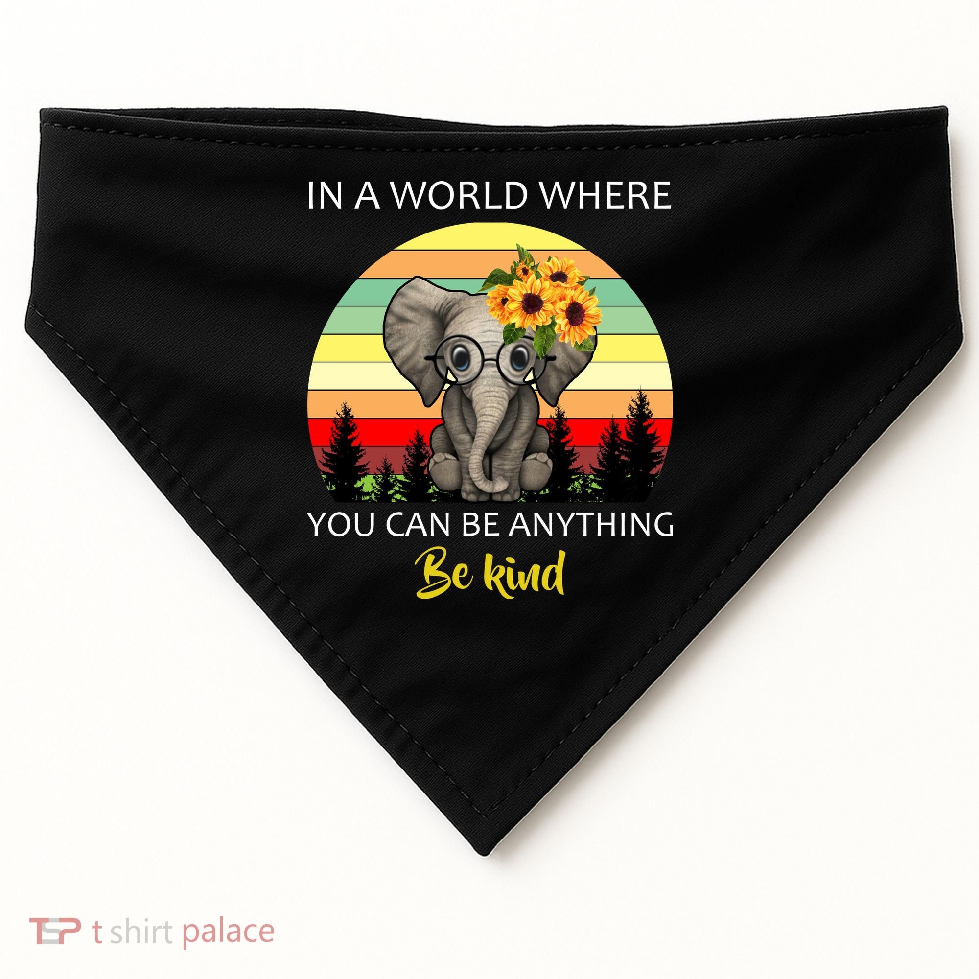 If You Can Be Anything Be Kind In This World USA-Made Doggie Bandana