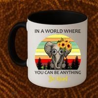 If You Can Be Anything Be Kind In This World Coffee Mug thumb 2