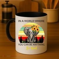 If You Can Be Anything Be Kind In This World Coffee Mug thumb 4