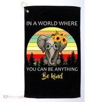 If You Can Be Anything Be Kind In This World Golf Towel thumb 0