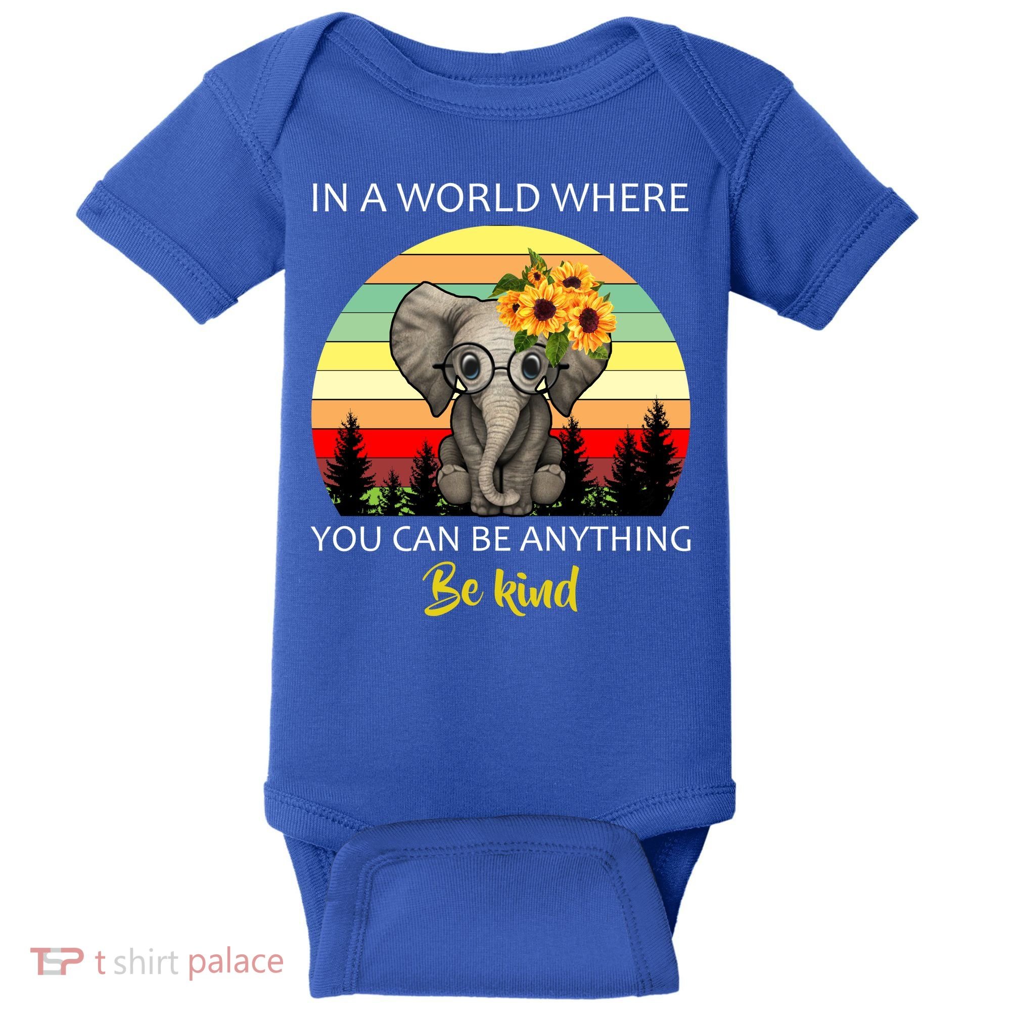 If You Can Be Anything Be Kind In This World Baby Bodysuit