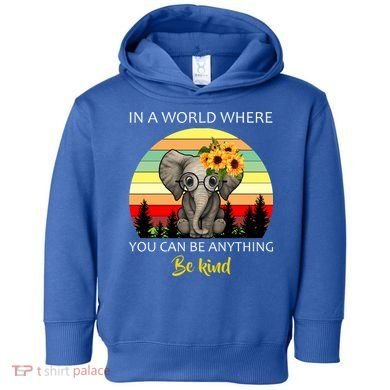 If You Can Be Anything Be Kind In This World Toddler Hoodie
