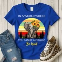 If You Can Be Anything Be Kind In This World Women's T-Shirt thumb 3