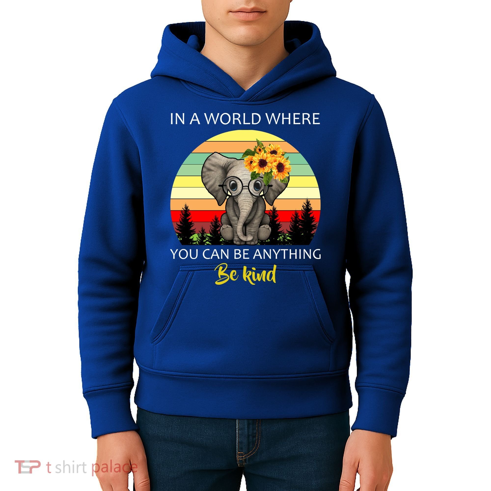 If You Can Be Anything Be Kind In This World Kids Hoodie