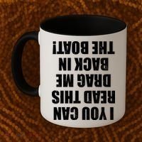If You Can Read This Drag Me Back In The Boat Coffee Mug thumb 2