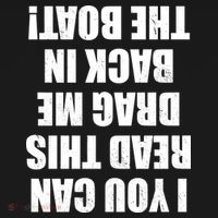 If You Can Read This Drag Me Back In The Boat Ornament thumb 1