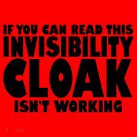 If You Can Read This Invisibility Cloak Isn't Working Santa Hat thumb 1