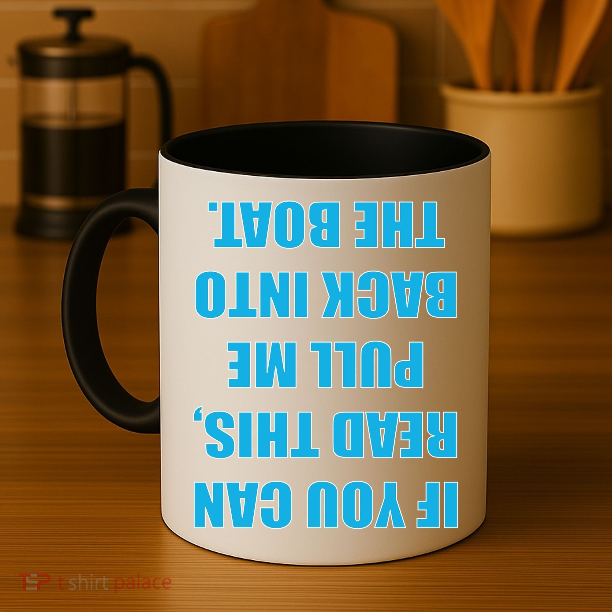 If You Can Read This Pull Me Back Into The Boat Coffee Mug